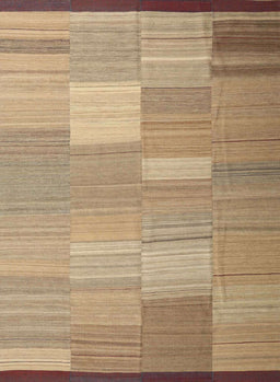 Contemporary Sand Brown Modern Rug, con1268