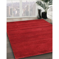 Contemporary Red Modern Rug, con126