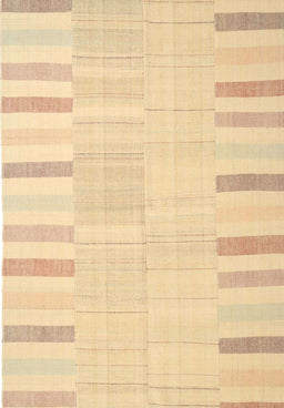 Contemporary Brown Gold Modern Rug, con1270