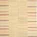 Square Contemporary Brown Gold Modern Rug, con1270