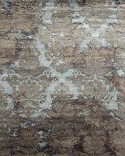 Contemporary Gunmetal Gray Modern Rug, con1272