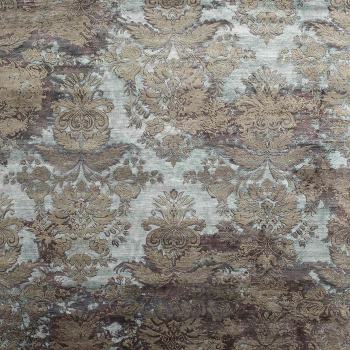 Contemporary Gunmetal Gray Modern Rug, con1272