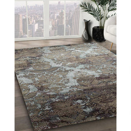 Machine Washable Contemporary Gunmetal Gray Rug in a Family Room, wshcon1272