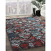 Machine Washable Contemporary Dark Brown Rug in a Family Room, wshcon1273