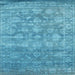 Square Contemporary Blue Ivy Blue Persian Rug, con1276