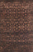 Machine Washable Contemporary Chestnut Brown Rug, wshcon1277