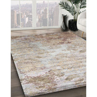 Contemporary Pale Silver Gray Modern Rug, con1282