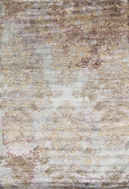 Contemporary Pale Silver Gray Modern Rug, con1282