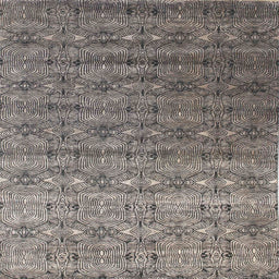 Sideview of Machine Washable Contemporary Gray Rug, wshcon1283
