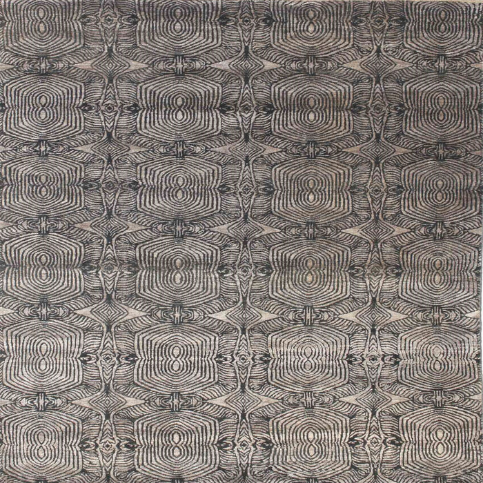 Sideview of Machine Washable Contemporary Gray Rug, wshcon1283