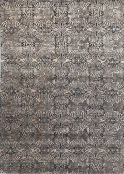 Contemporary Gray Modern Rug, con1283