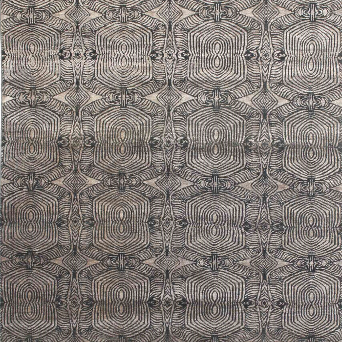 Machine Washable Contemporary Gray Rug, wshcon1283