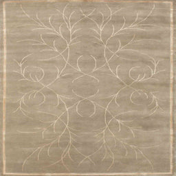 Sideview of Machine Washable Contemporary Brown Rug, wshcon1288