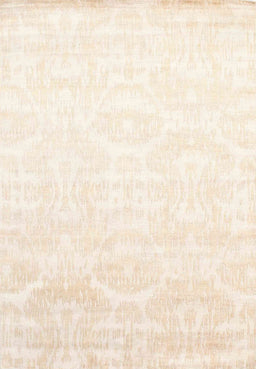 Contemporary Blanched Almond Beige Solid Rug, con1289
