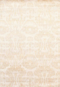 Machine Washable Contemporary Blanched Almond Beige Rug, wshcon1289