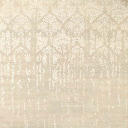 Square Contemporary Deep Peach Orange Solid Rug, con1292