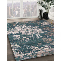 Contemporary Dark Gray Modern Rug, con1293