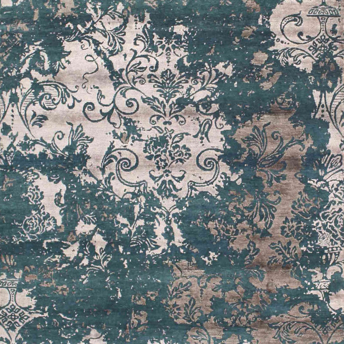 Contemporary Dark Gray Modern Rug, con1293