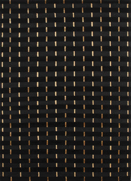 Machine Washable Contemporary Black Rug, wshcon1295