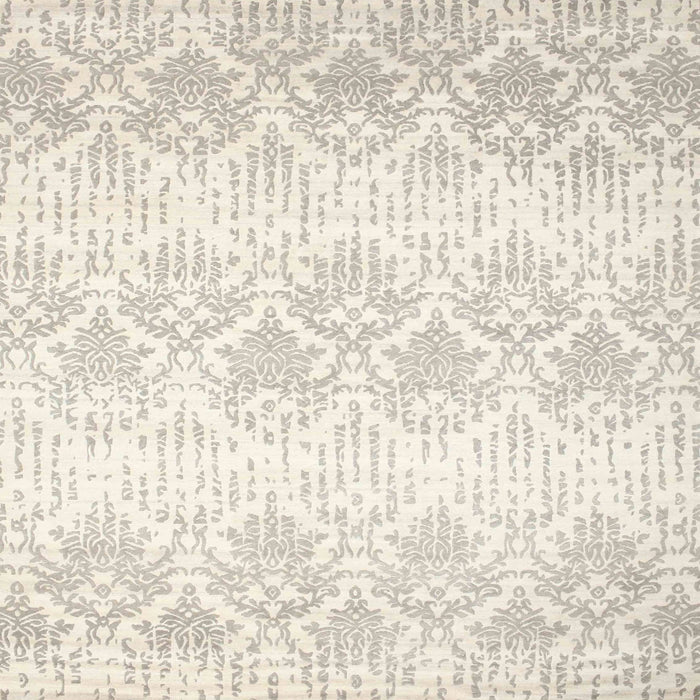Square Contemporary Blanched Almond Beige Modern Rug, con1296