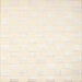 Sideview of Machine Washable Contemporary PeachRug, wshcon1297