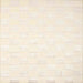 Square Contemporary Gold Solid Rug, con1297