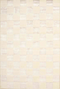 Machine Washable Contemporary PeachRug, wshcon1297