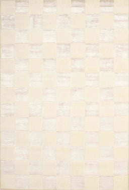 Machine Washable Contemporary PeachRug, wshcon1297