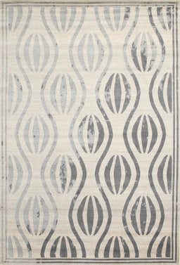 Machine Washable Contemporary Dark Gray Rug, wshcon1298