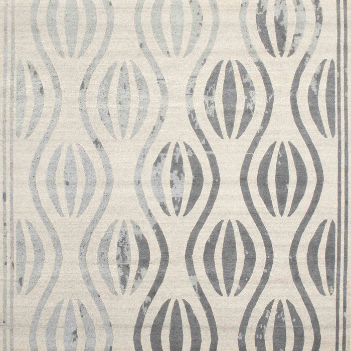 Machine Washable Contemporary Dark Gray Rug, wshcon1298