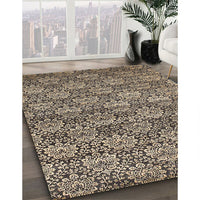 Contemporary Light French Beige Brown Modern Rug, con1299