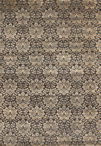 Machine Washable Contemporary Light French Beige Brown Rug, wshcon1299