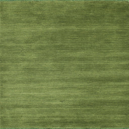 Square Contemporary Green Modern Rug, con129