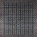 Sideview of Machine Washable Contemporary Smokey Gray Rug, wshcon1301