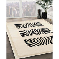 Contemporary Wheat Beige Solid Rug, con1304