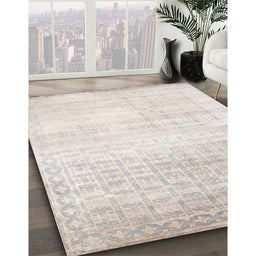 Machine Washable Contemporary Pale Silver Gray Rug in a Family Room, wshcon1305