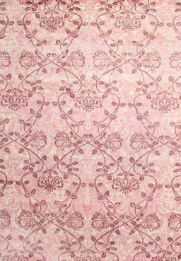 Contemporary Deep Peach Orange Modern Rug, con1307