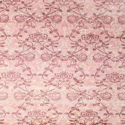 Square Contemporary Deep Peach Orange Modern Rug, con1307