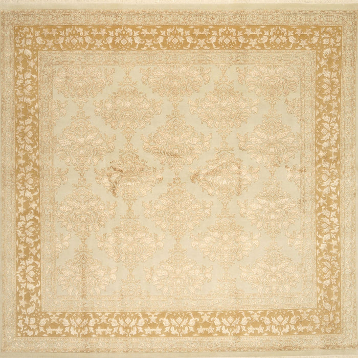 Sideview of Machine Washable Contemporary Brown Gold Rug, wshcon1308