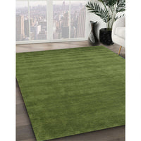 Contemporary Seaweed Green Modern Rug, con1309