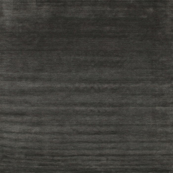 Square Contemporary Charcoal Gray Modern Rug, con130