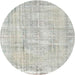 Sideview of Contemporary Dark Gray Modern Rug, con1310