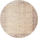 Sideview of Contemporary Navajo White Gold Modern Rug, con1311