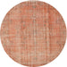 Sideview of Contemporary Orange Modern Rug, con1312