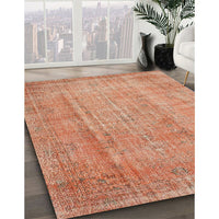 Contemporary Orange Modern Rug, con1312