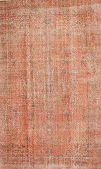 Machine Washable Contemporary Orange Rug, wshcon1312