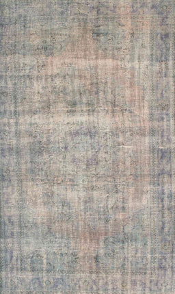 Machine Washable Contemporary Rose Dust Purple Rug, wshcon1313