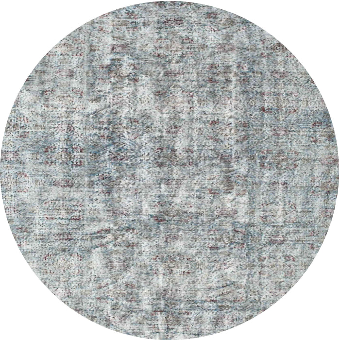 Square Machine Washable Contemporary Grey Gray Rug, wshcon1315