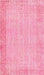 Machine Washable Contemporary Dark Hot Pink Rug, wshcon1318