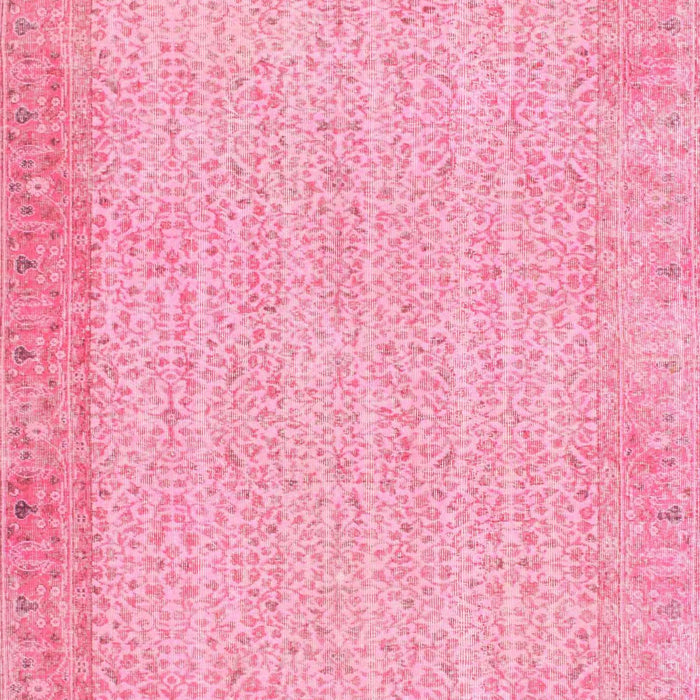 Machine Washable Contemporary Dark Hot Pink Rug, wshcon1318